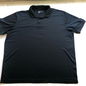 Nike Golf Standard-Fit Dri-Fit Black Polo Shirt Men’s Size XXL Short Sleeves Top